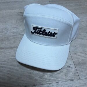 Titleist Golf Oceanside Wool Hat‎ Cap White Adjustable Mens NWT